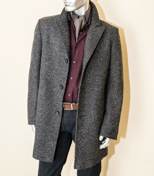 模特身上的男装细节。图片下载