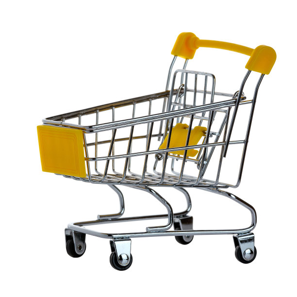 黄色的购物车图片下载