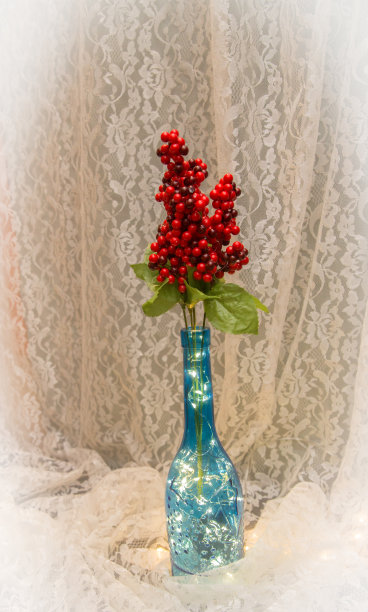 蓝色酒瓶图片下载