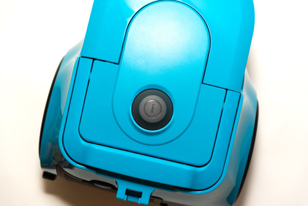 蓝色无袋真空吸尘器图片下载