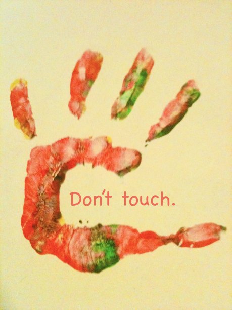 不要碰标志图片下载