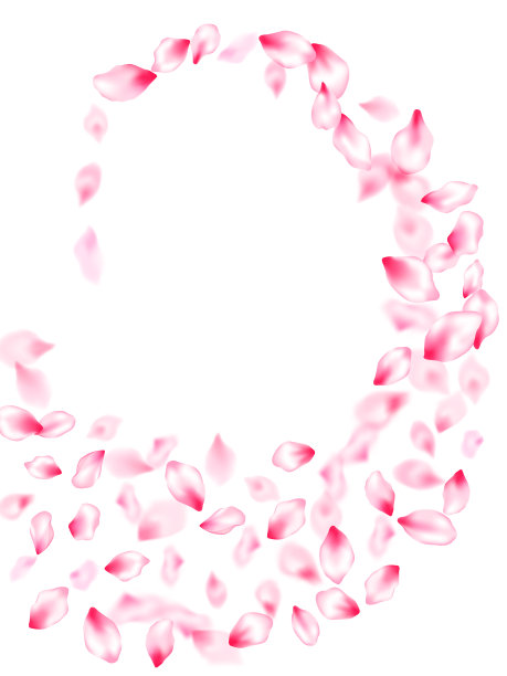 日本樱花的粉红色飞花图片下载