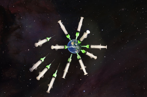 抗击冠状病毒的疫苗即将来到地球图片下载