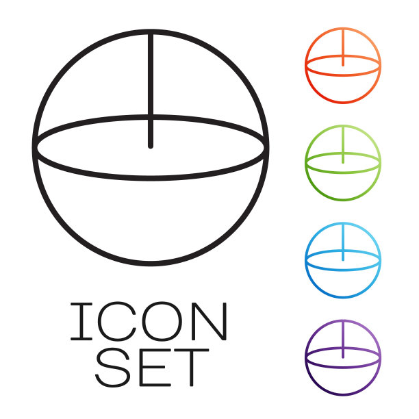 黑线计算器图标孤立在白色背景上。会计的象征。商业计算、数学教育和金融。设置图标丰富多彩。矢量图图片下载