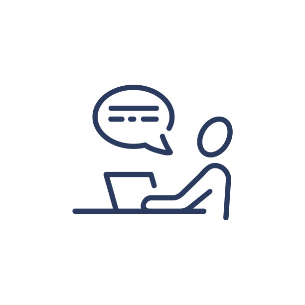 笔记本电脑用户有视频聊天瘦图标图片下载