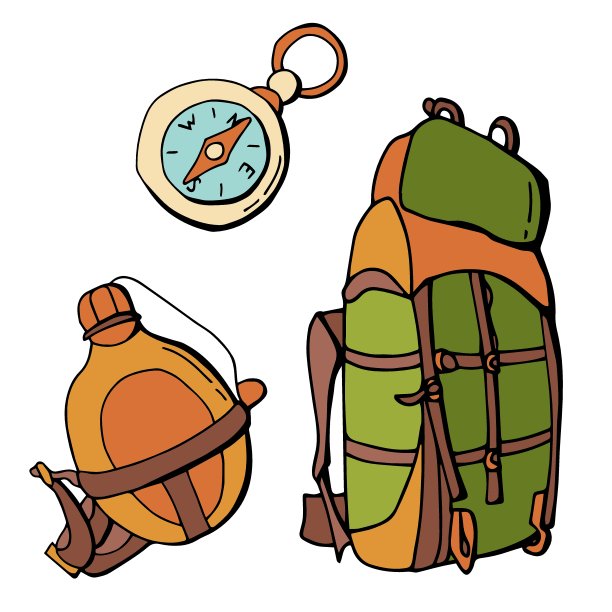 夏季露营。图片下载