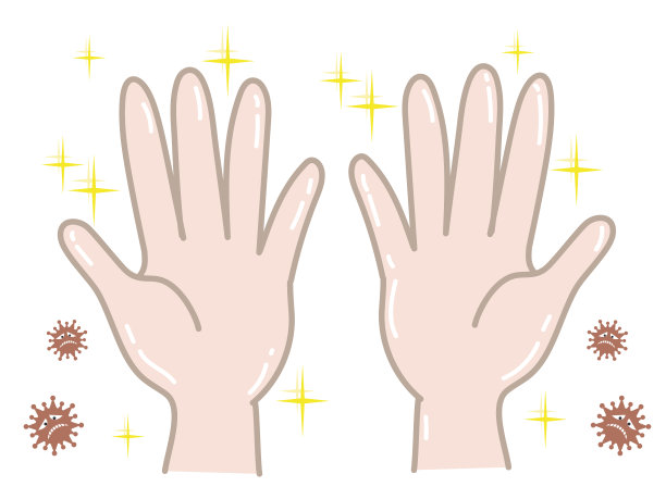 预防COVID-19——洗手形象图片下载