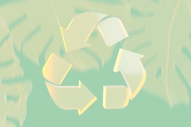 回收图标的图像。3 d渲染图图片下载