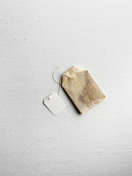 茶包，凉茶包，带空白标签的茶包，水果凉茶图片下载