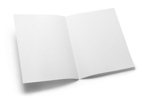 折叠的白纸上的白色图片下载