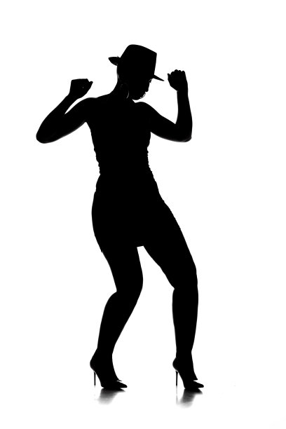 女性剪影图片下载