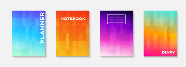 最小矢量抽象封面笔记本设计。计划和日记封面印刷。字帖手册和教科书的抽象设计。笔记本纸。小册子，书籍，杂志模板图片下载