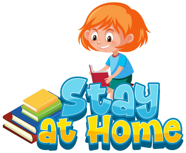待在家里，避免传播冠状病毒图片下载