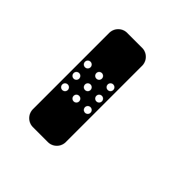 白色背景上的石膏图标logo图片下载