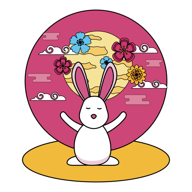 中秋矢量设计素材图片