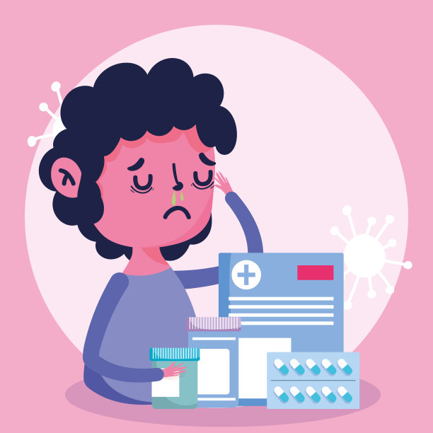 网上医生、流鼻病人医疗报告处方药新冠肺炎19例图片下载