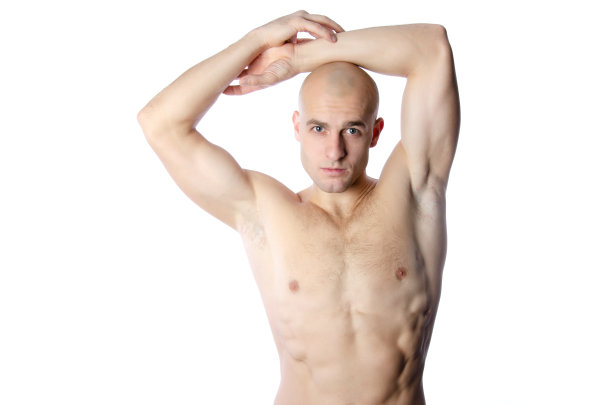 英俊的性感男人。图片下载