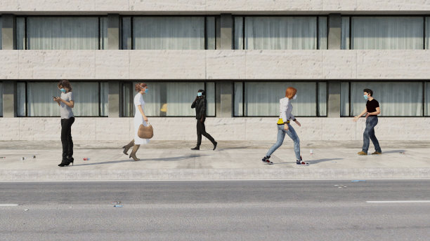 社会距离图片下载