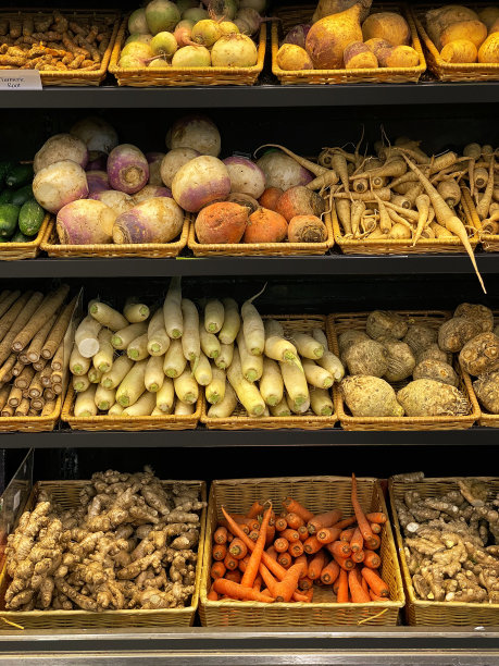 超市里的根菜图片下载