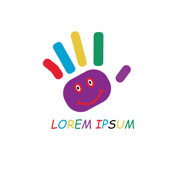 有趣的孩子们的标志。儿童矢量和插图。幼儿园。图片下载