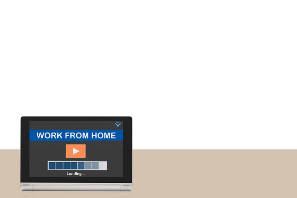 智能技术视频电话会议概念和社会距离的想法图片下载