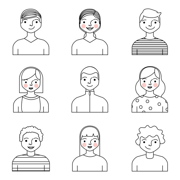 人图标集。向量图片下载