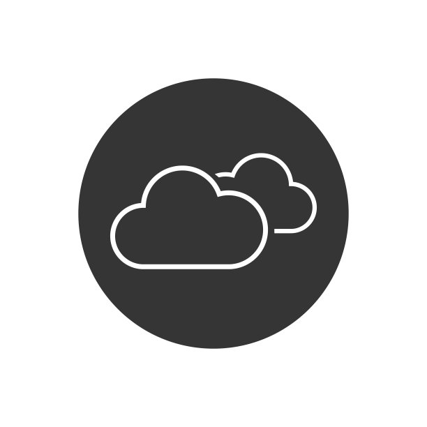 云线图标，轮廓向量标志插图，线性预测象形图孤立在白色图片下载