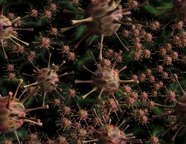 冠状病毒流感covid-19概念背景3d插图图片下载