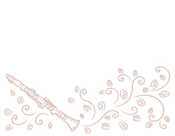 音乐主题背景与单簧管。图片下载