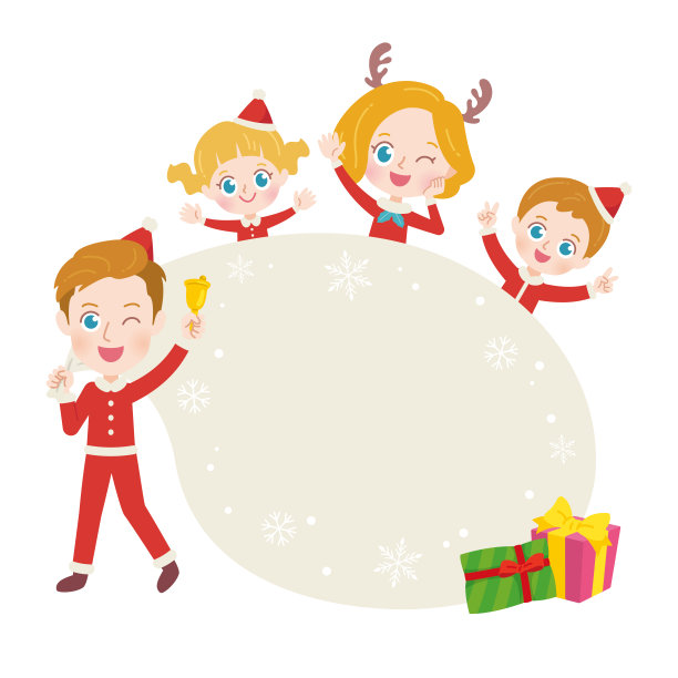 可爱型金发家庭图片下载