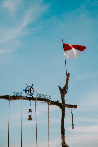 印尼巴厘岛摇摆旗图片下载