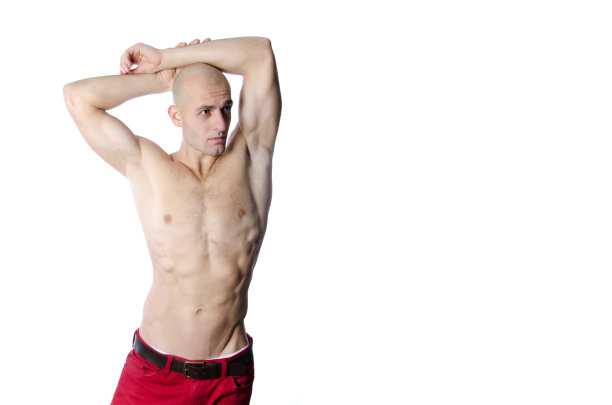 英俊的性感男人。图片下载