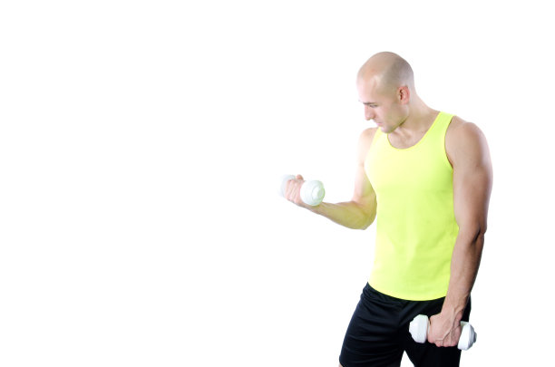 健身房的帅哥。图片下载