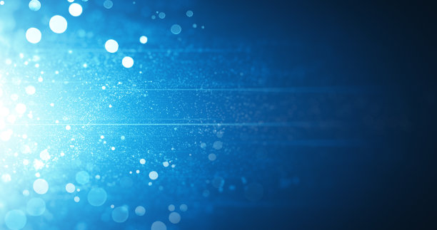 水下-抽象蓝色粒子-水，海洋生物，冬天，雪图片下载