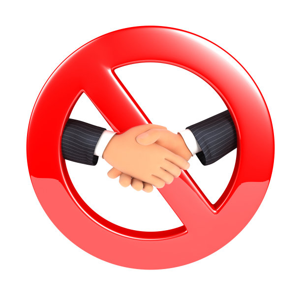 3d无握手象形图概念图片下载