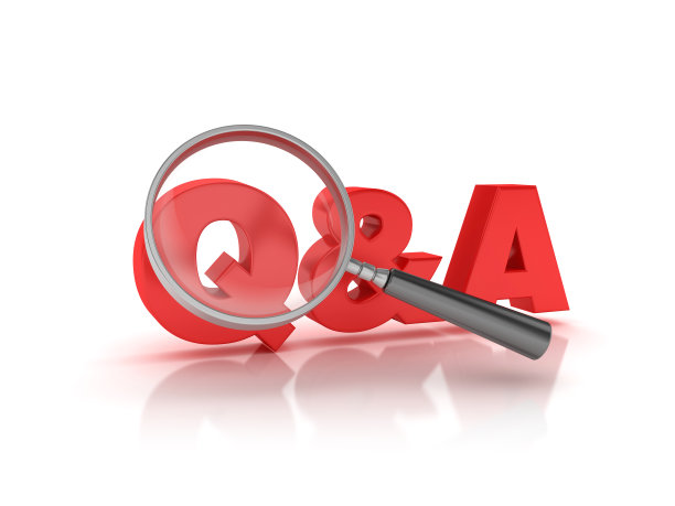 放大镜与Q&A Word - 3D渲染图片下载