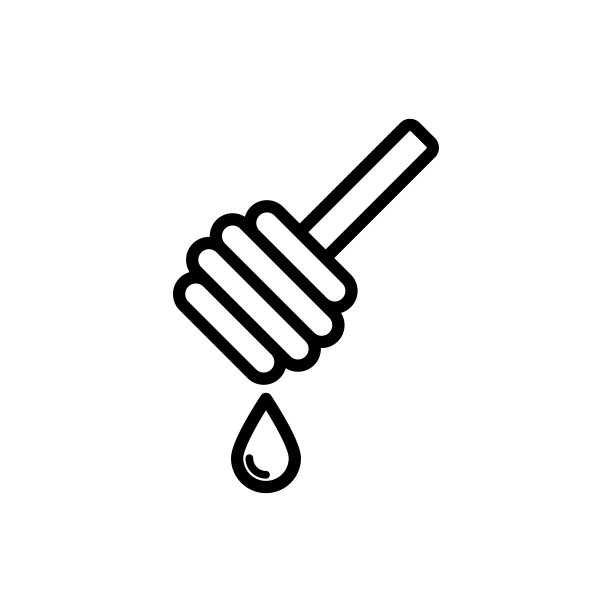 蜂蜜图标设计时尚图片下载