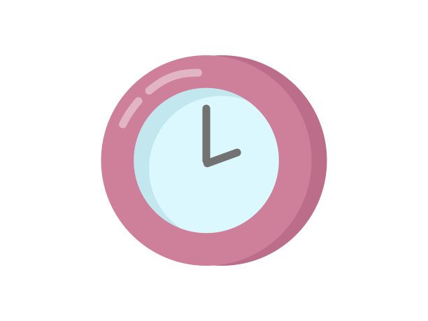 平面风格的挂钟图标。倒计时时钟计数器计时器。运动的时钟。图片下载