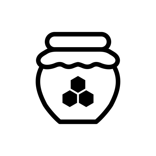 蜂蜜图标设计时尚图片下载