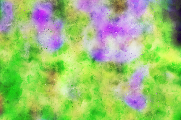 色彩饱满的水彩画背景全框。水彩画的艺术。图片下载