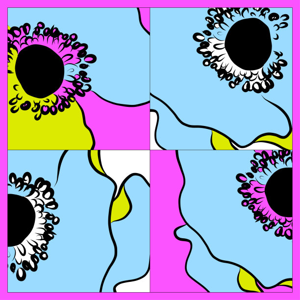 花卉图案，可用于披肩、装饰、织物。图片下载