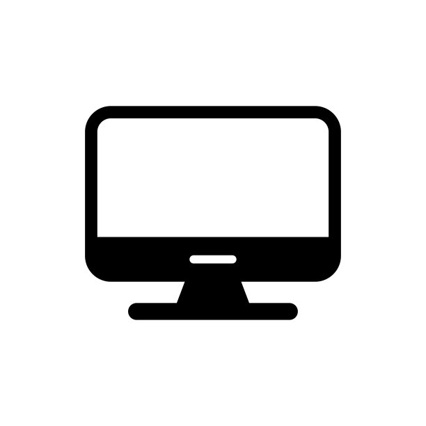 监视器图标时尚图片下载