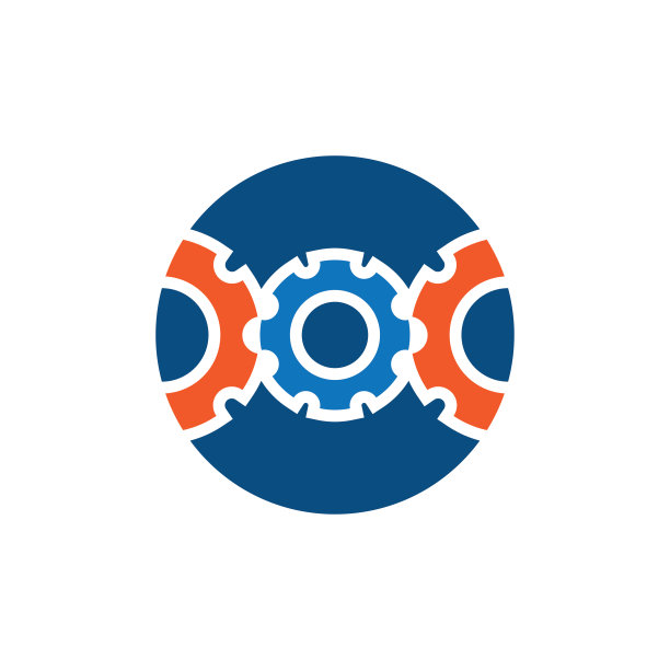 齿轮图标和符号矢量插图图片下载