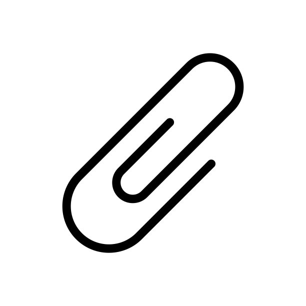 回形针图标矢量设计模板图片下载