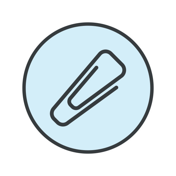 回形针图标矢量设计模板图片下载