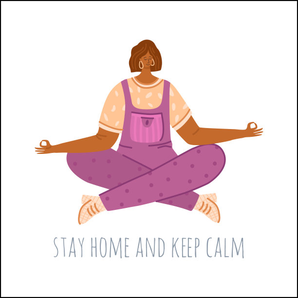 新型冠状病毒COVID-19扁平人图片下载