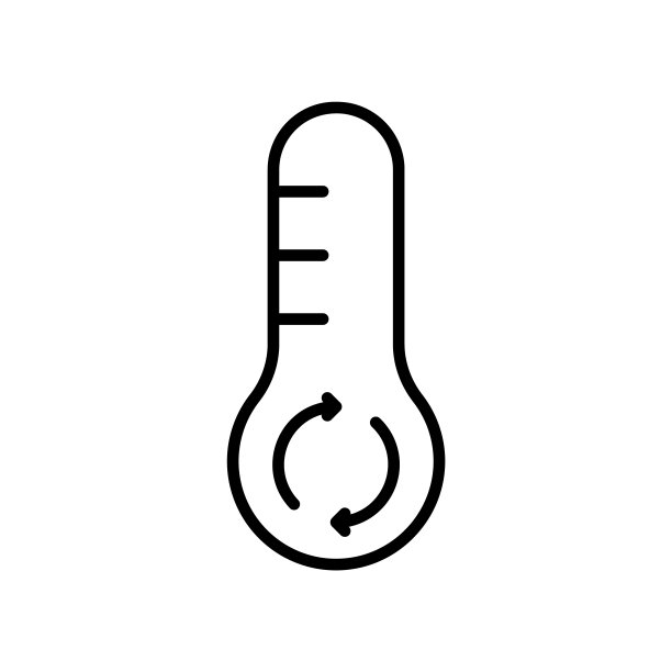 气候控制线性图标图片下载