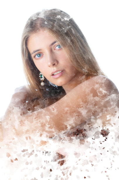 Paintography。肖像与绘画结合的肖像图片下载