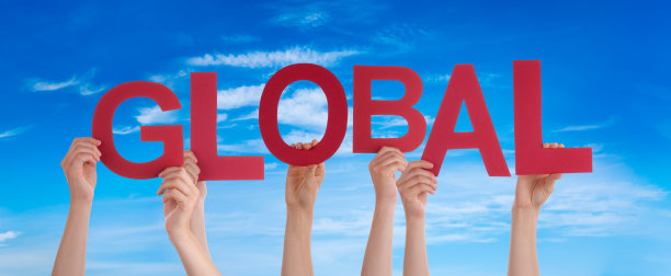 携手世界，蓝天图片下载