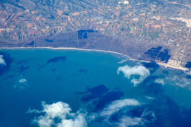 空中地中海沿岸图片下载